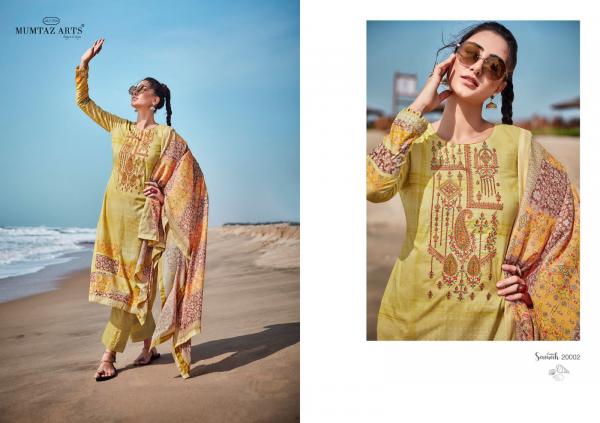 Mumtaz Samah Lawn Cotton Embroidery Dress Material